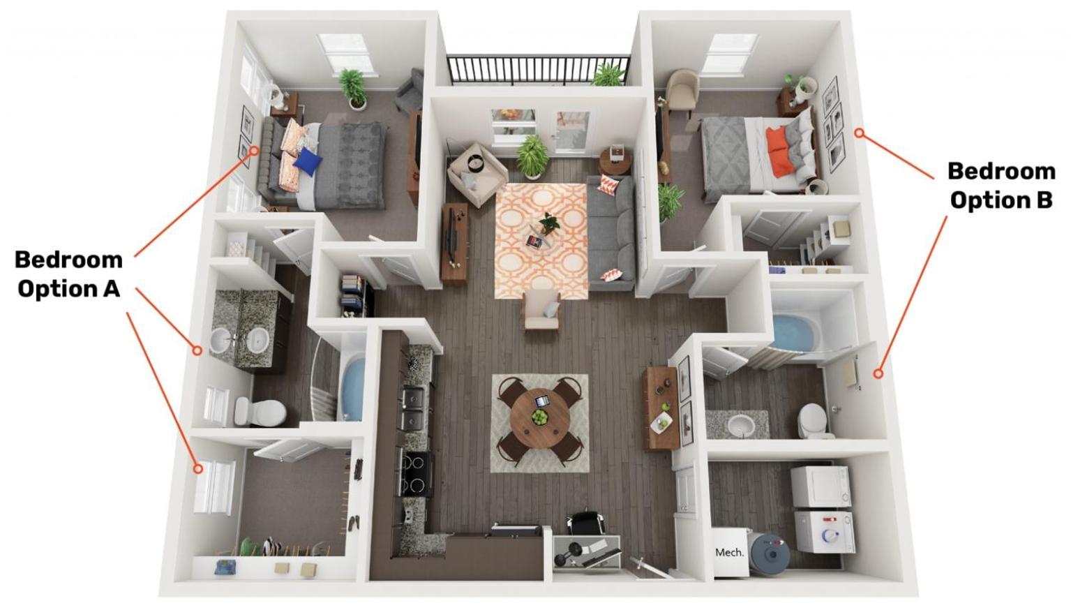 Grand Two Bedroom Two Bathroom Apartment With Balcony Gainesville Luaran gambar